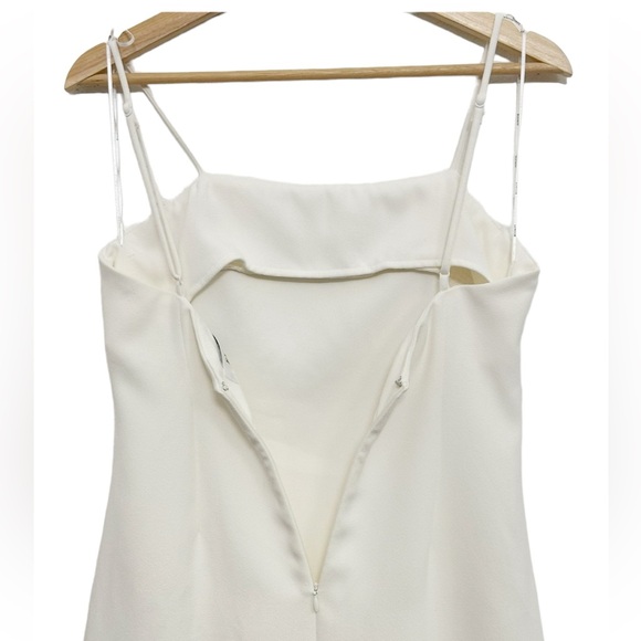 Elliatt Ivory Feather Trim MIDI Dress Size XS - Picture 9 of 14